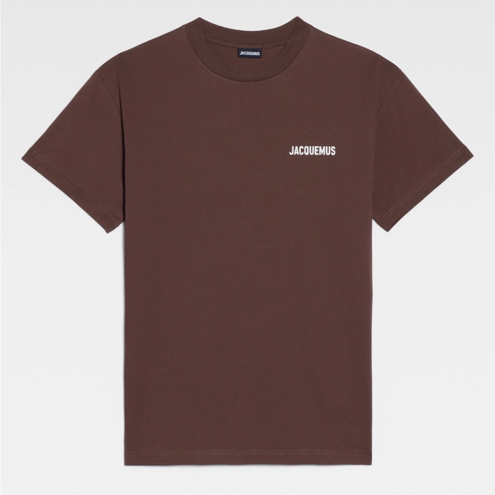 Brown Le t-shirt Jacquemus